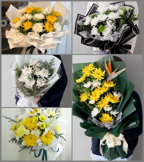 福建泉州晋江市龙湖镇烧灰村白事花束代送